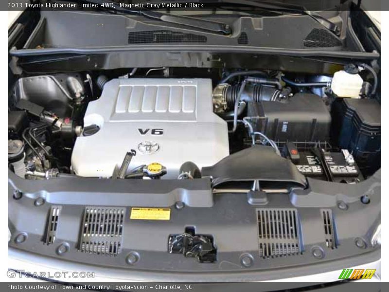 Magnetic Gray Metallic / Black 2013 Toyota Highlander Limited 4WD