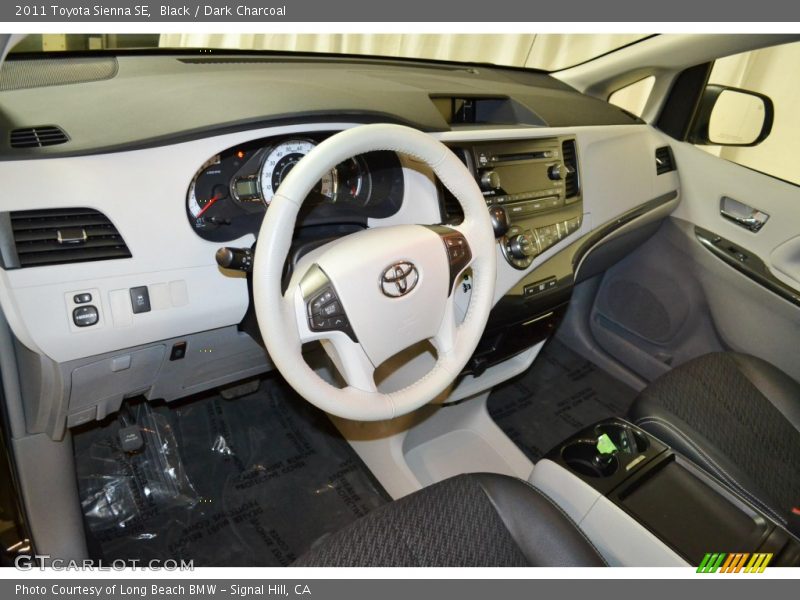 Black / Dark Charcoal 2011 Toyota Sienna SE