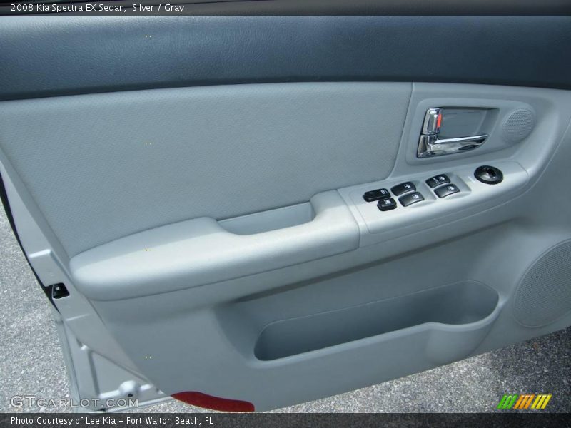 Silver / Gray 2008 Kia Spectra EX Sedan