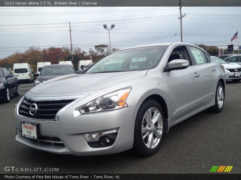 Brilliant Silver / Charcoal 2013 Nissan Altima 2.5 SL