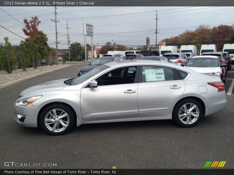 Brilliant Silver / Charcoal 2013 Nissan Altima 2.5 SL