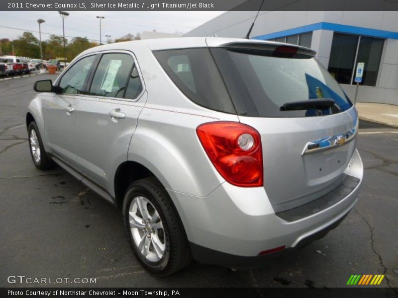 Silver Ice Metallic / Light Titanium/Jet Black 2011 Chevrolet Equinox LS