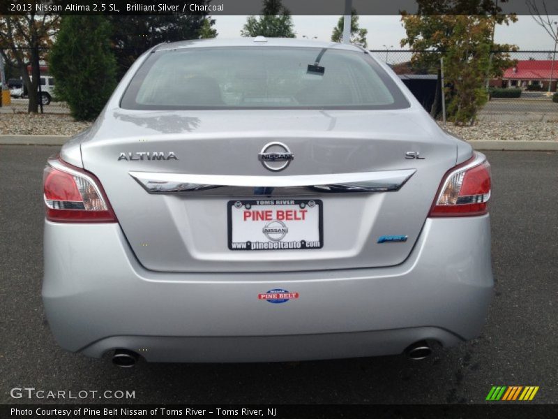 Brilliant Silver / Charcoal 2013 Nissan Altima 2.5 SL