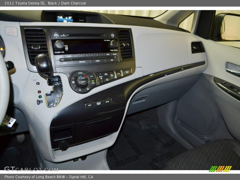 Black / Dark Charcoal 2011 Toyota Sienna SE