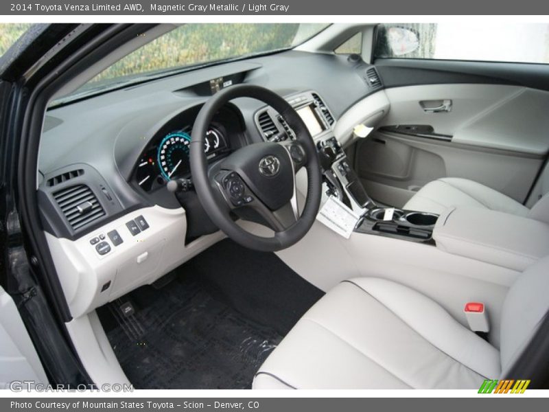 Light Gray Interior - 2014 Venza Limited AWD 