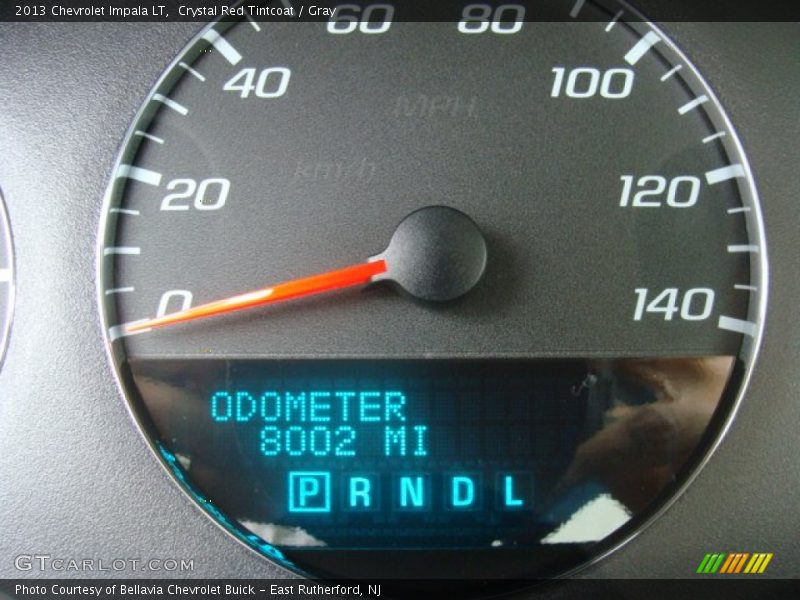 Crystal Red Tintcoat / Gray 2013 Chevrolet Impala LT