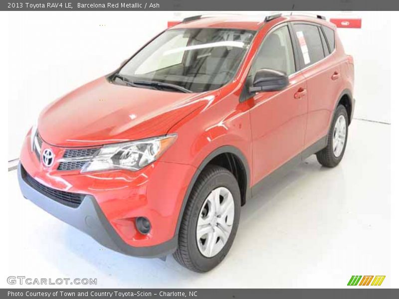 Barcelona Red Metallic / Ash 2013 Toyota RAV4 LE