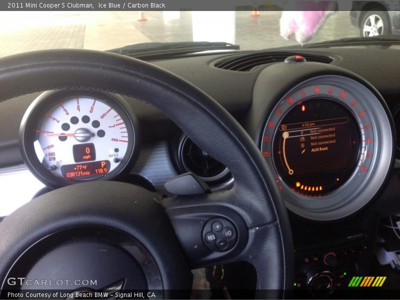 Ice Blue / Carbon Black 2011 Mini Cooper S Clubman