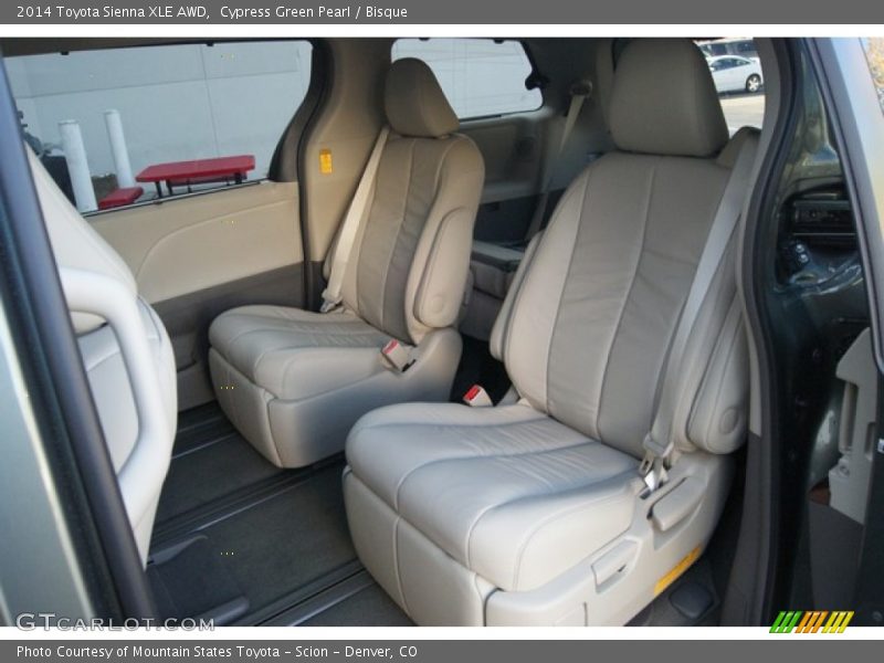 Cypress Green Pearl / Bisque 2014 Toyota Sienna XLE AWD
