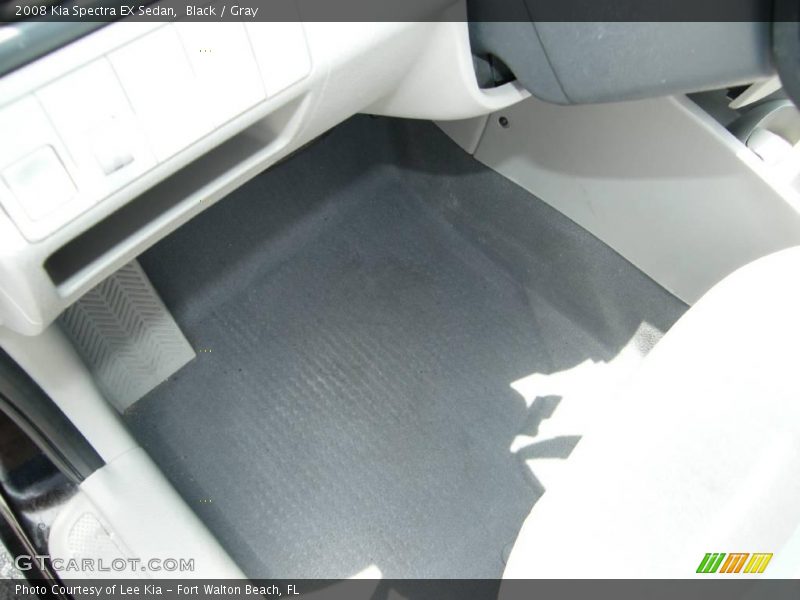 Black / Gray 2008 Kia Spectra EX Sedan