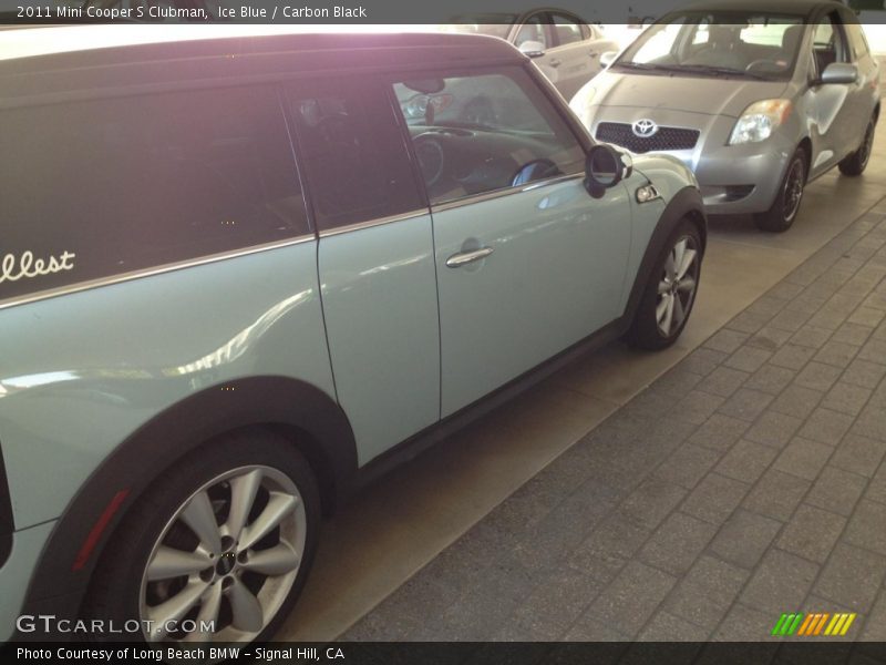 Ice Blue / Carbon Black 2011 Mini Cooper S Clubman