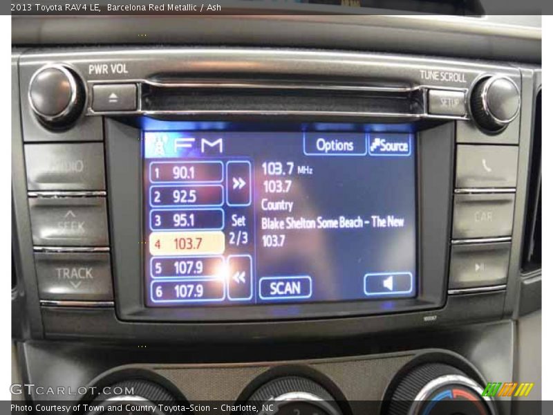 Barcelona Red Metallic / Ash 2013 Toyota RAV4 LE