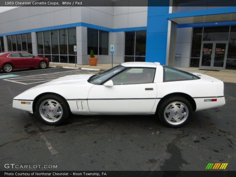  1989 Corvette Coupe White