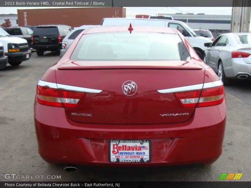 Crystal Red Tintcoat / Ebony 2013 Buick Verano FWD