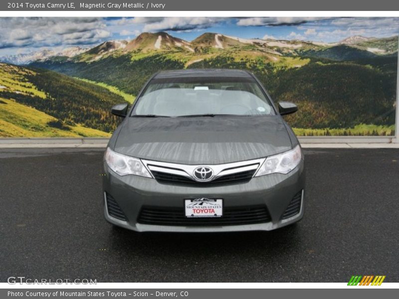Magnetic Gray Metallic / Ivory 2014 Toyota Camry LE