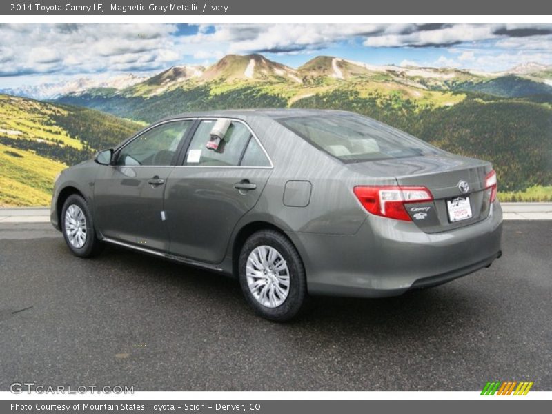 Magnetic Gray Metallic / Ivory 2014 Toyota Camry LE