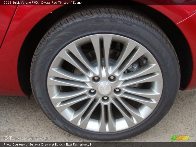Crystal Red Tintcoat / Ebony 2013 Buick Verano FWD