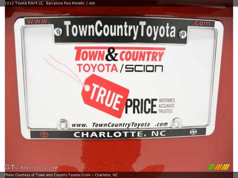 Barcelona Red Metallic / Ash 2013 Toyota RAV4 LE