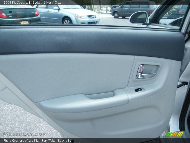Silver / Gray 2008 Kia Spectra EX Sedan