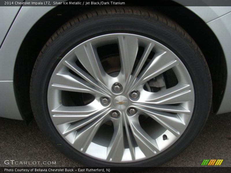 Silver Ice Metallic / Jet Black/Dark Titanium 2014 Chevrolet Impala LTZ