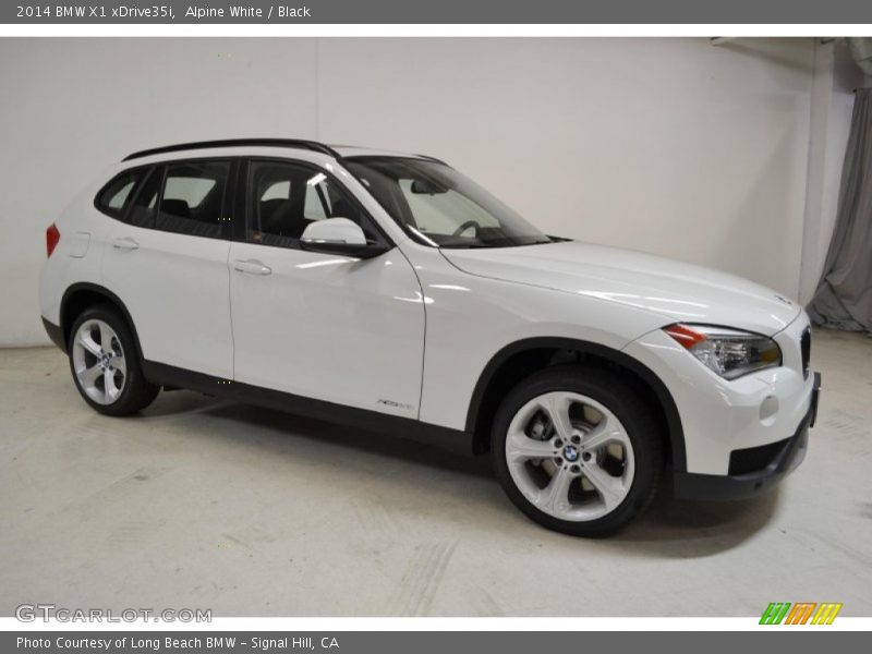 Alpine White / Black 2014 BMW X1 xDrive35i