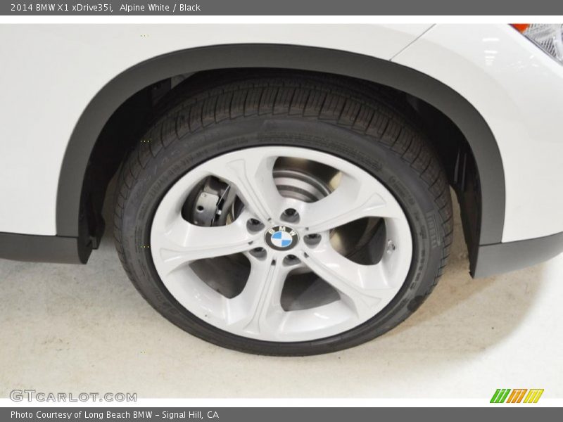 Alpine White / Black 2014 BMW X1 xDrive35i