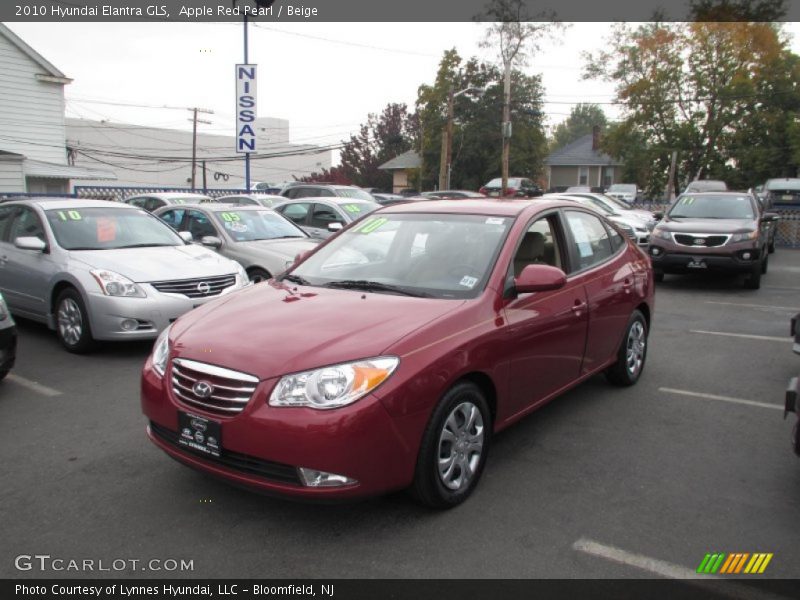 Apple Red Pearl / Beige 2010 Hyundai Elantra GLS