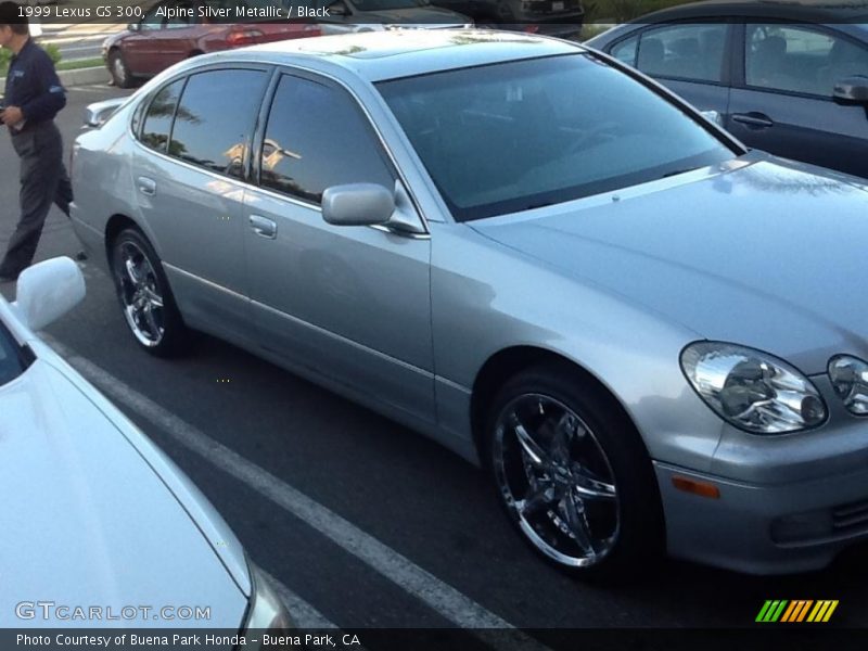 Alpine Silver Metallic / Black 1999 Lexus GS 300
