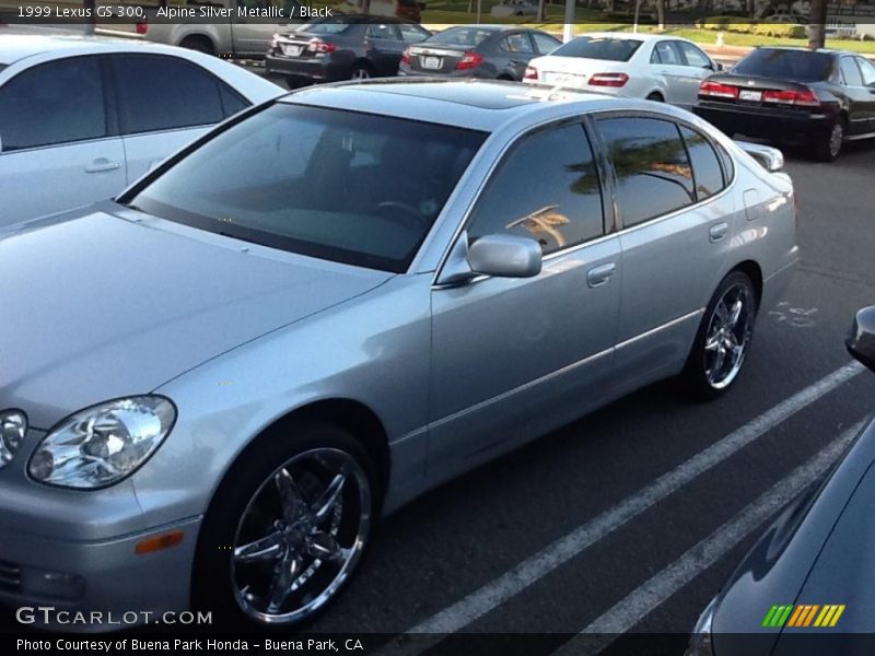 Alpine Silver Metallic / Black 1999 Lexus GS 300
