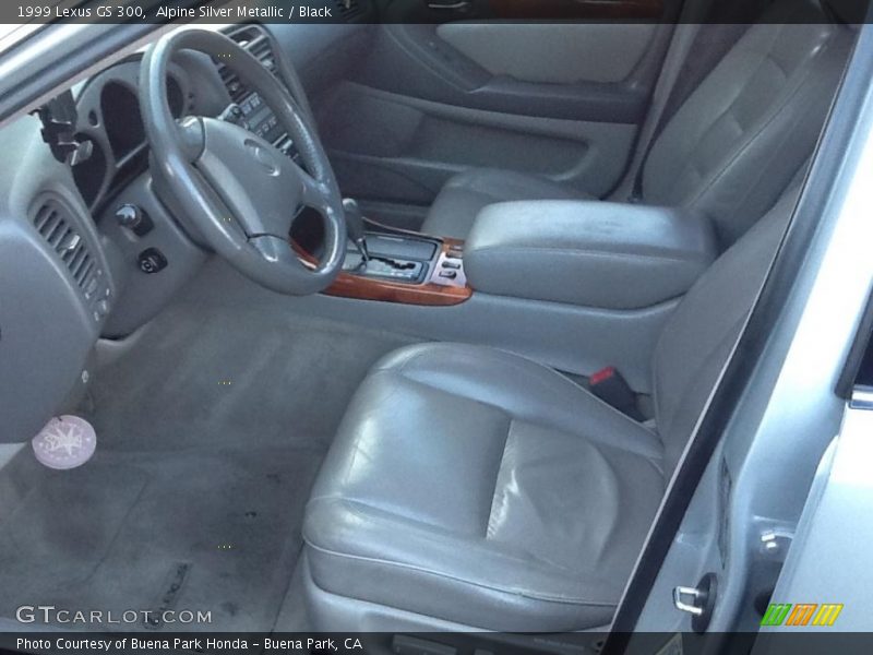 Alpine Silver Metallic / Black 1999 Lexus GS 300