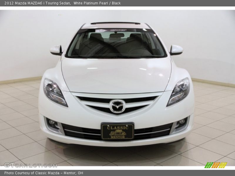 White Platinum Pearl / Black 2012 Mazda MAZDA6 i Touring Sedan