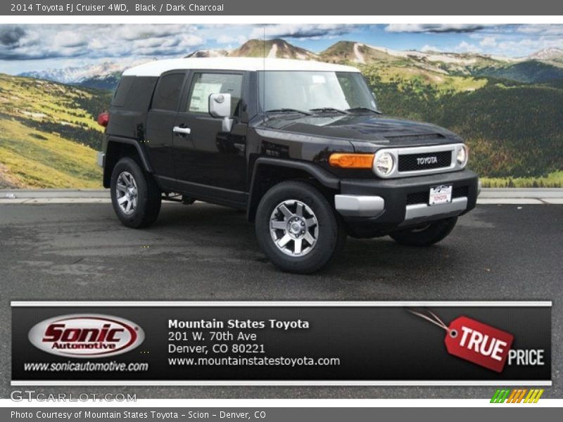 Black / Dark Charcoal 2014 Toyota FJ Cruiser 4WD