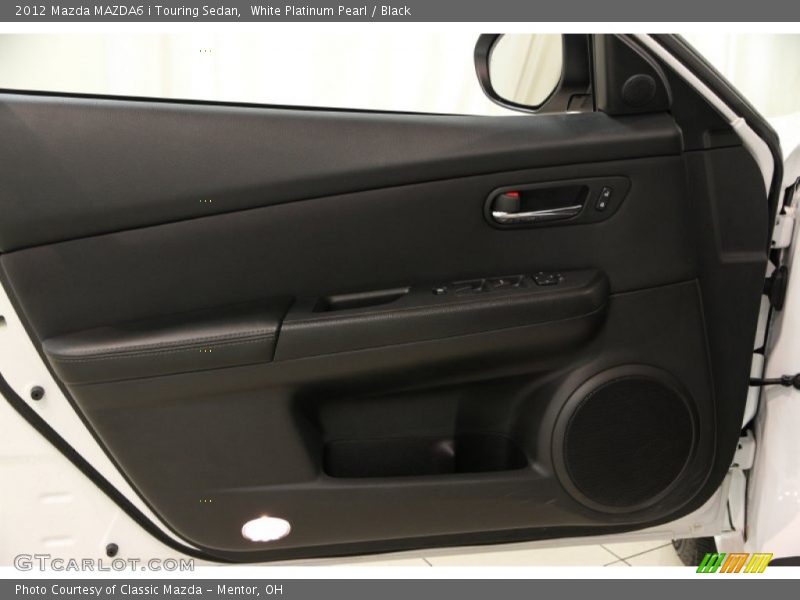 White Platinum Pearl / Black 2012 Mazda MAZDA6 i Touring Sedan