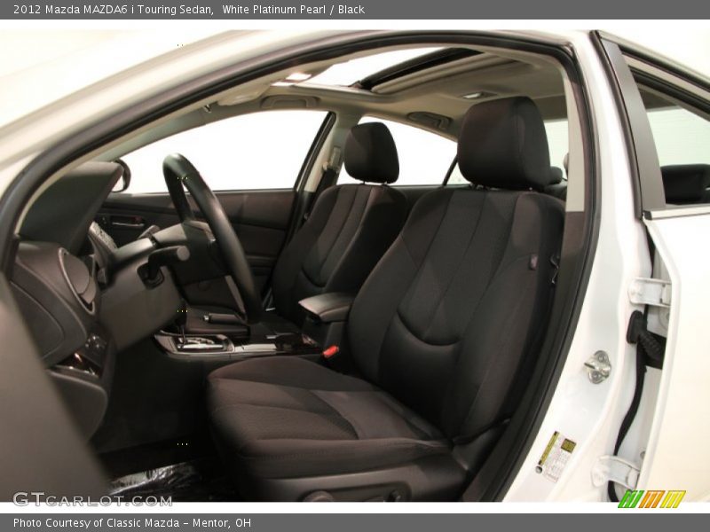 Front Seat of 2012 MAZDA6 i Touring Sedan
