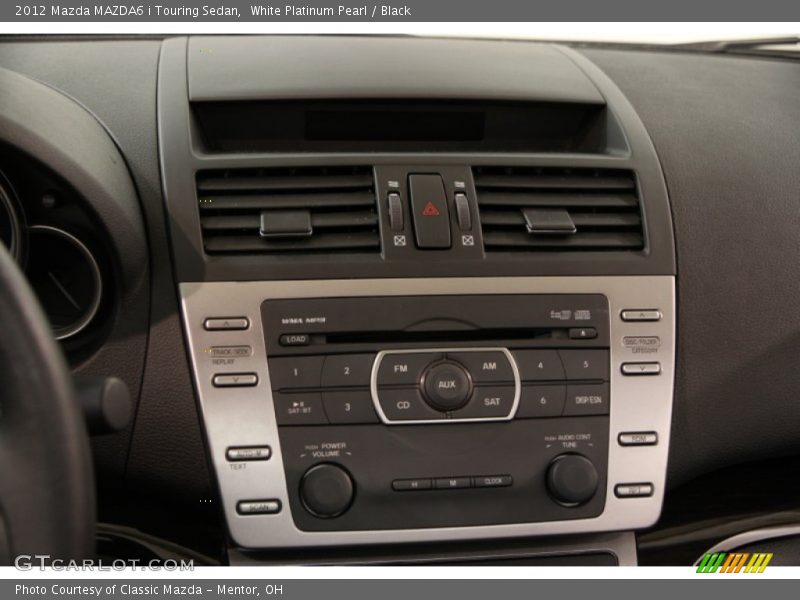 White Platinum Pearl / Black 2012 Mazda MAZDA6 i Touring Sedan