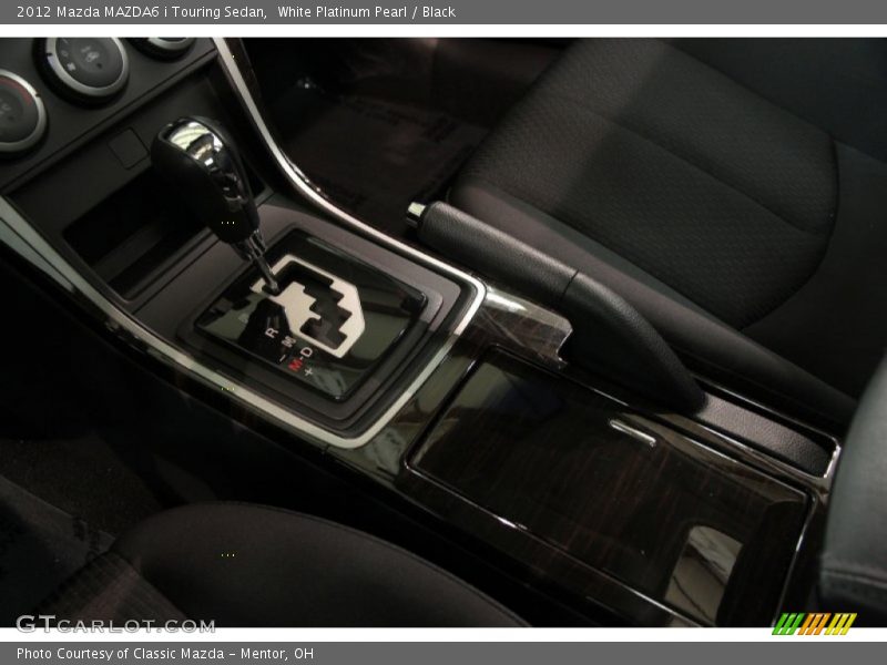 White Platinum Pearl / Black 2012 Mazda MAZDA6 i Touring Sedan