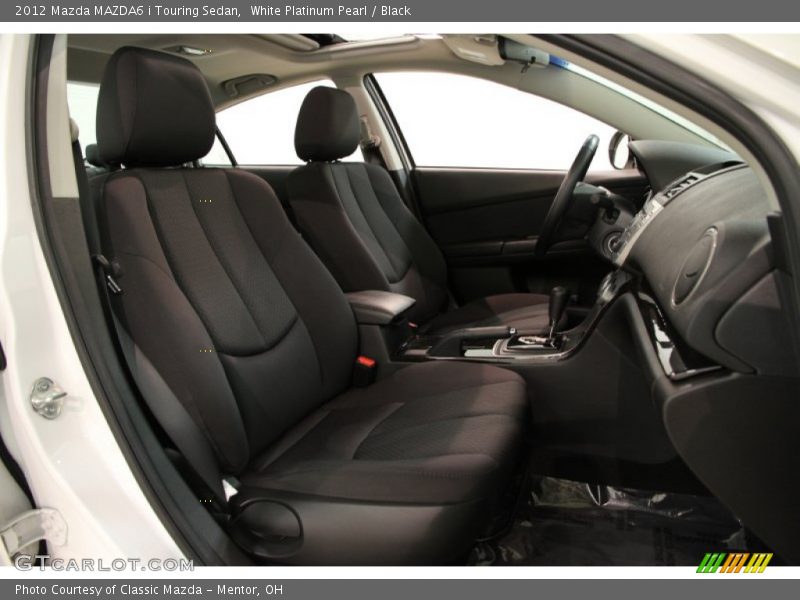 White Platinum Pearl / Black 2012 Mazda MAZDA6 i Touring Sedan