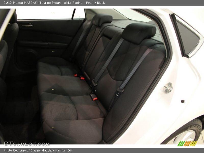 White Platinum Pearl / Black 2012 Mazda MAZDA6 i Touring Sedan