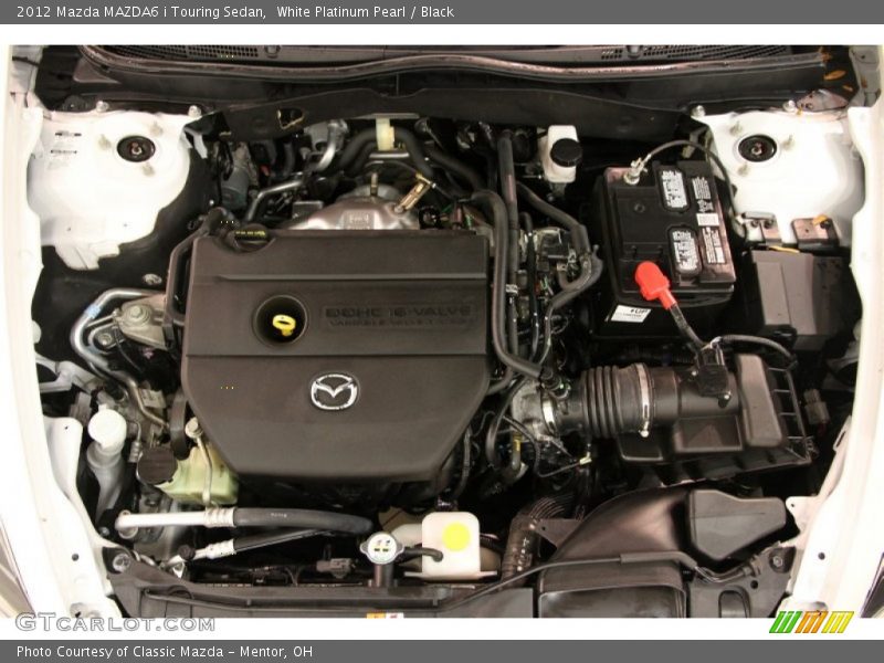 White Platinum Pearl / Black 2012 Mazda MAZDA6 i Touring Sedan
