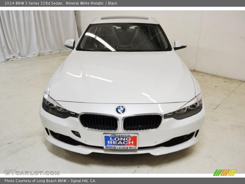Mineral White Metallic / Black 2014 BMW 3 Series 328d Sedan