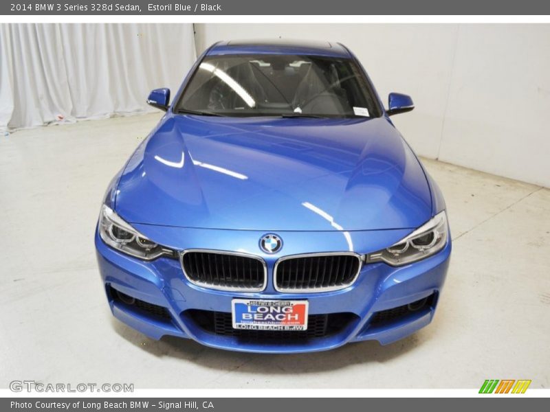 Estoril Blue / Black 2014 BMW 3 Series 328d Sedan
