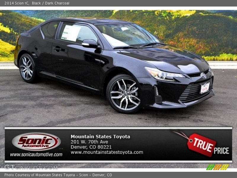 Black / Dark Charcoal 2014 Scion tC