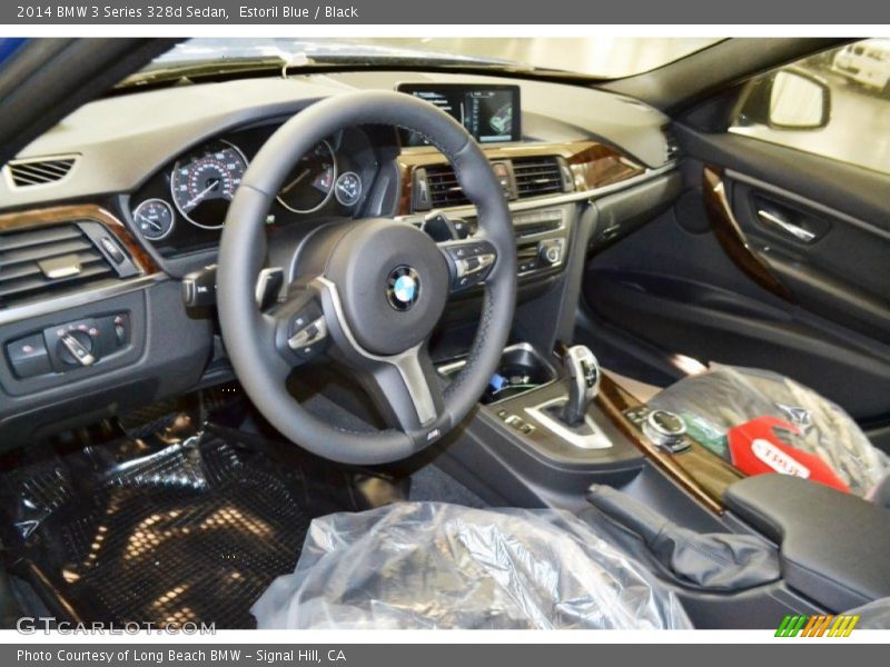 Estoril Blue / Black 2014 BMW 3 Series 328d Sedan