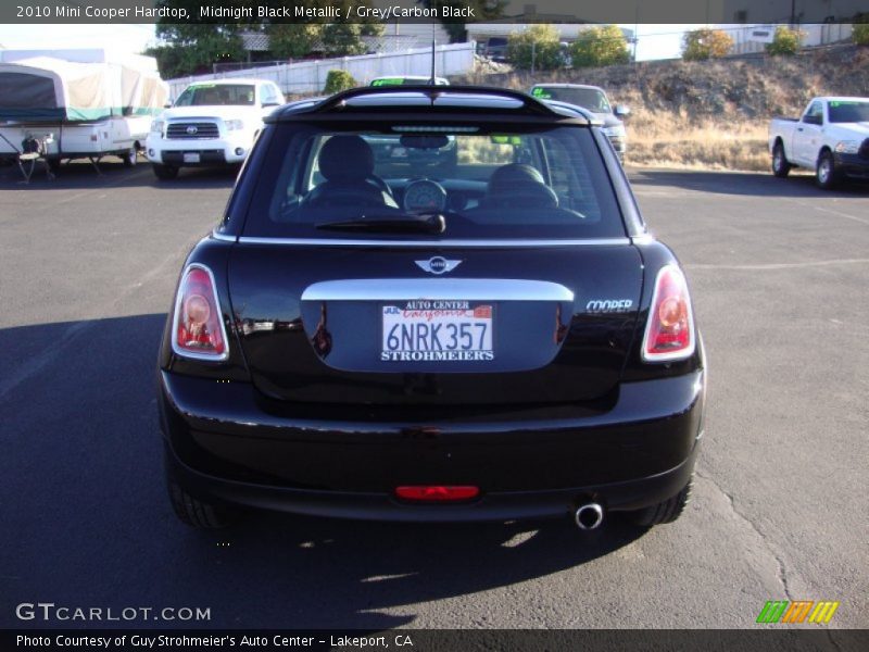 Midnight Black Metallic / Grey/Carbon Black 2010 Mini Cooper Hardtop