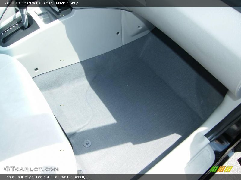Black / Gray 2008 Kia Spectra EX Sedan