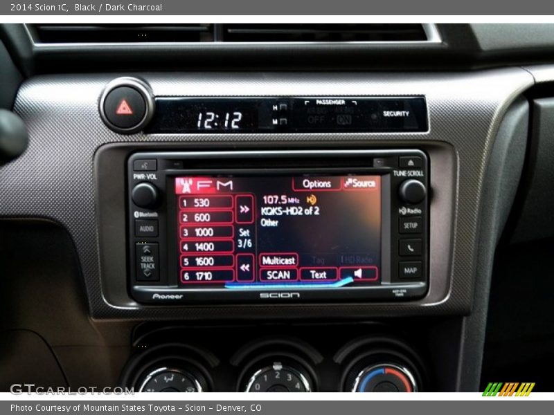 Black / Dark Charcoal 2014 Scion tC