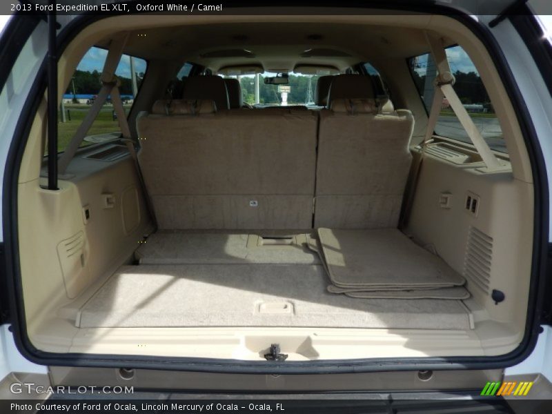 Oxford White / Camel 2013 Ford Expedition EL XLT