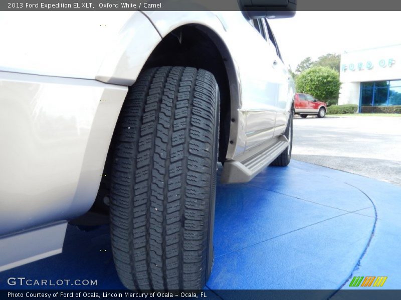 Oxford White / Camel 2013 Ford Expedition EL XLT