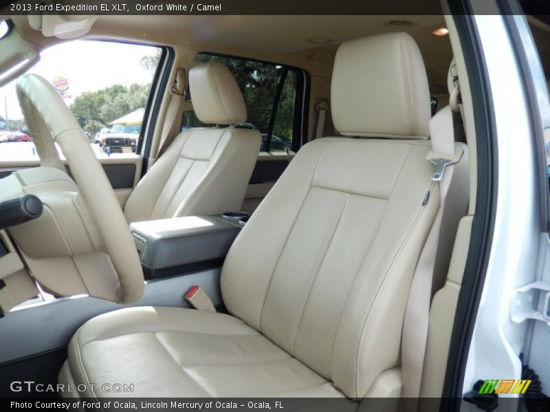 Oxford White / Camel 2013 Ford Expedition EL XLT