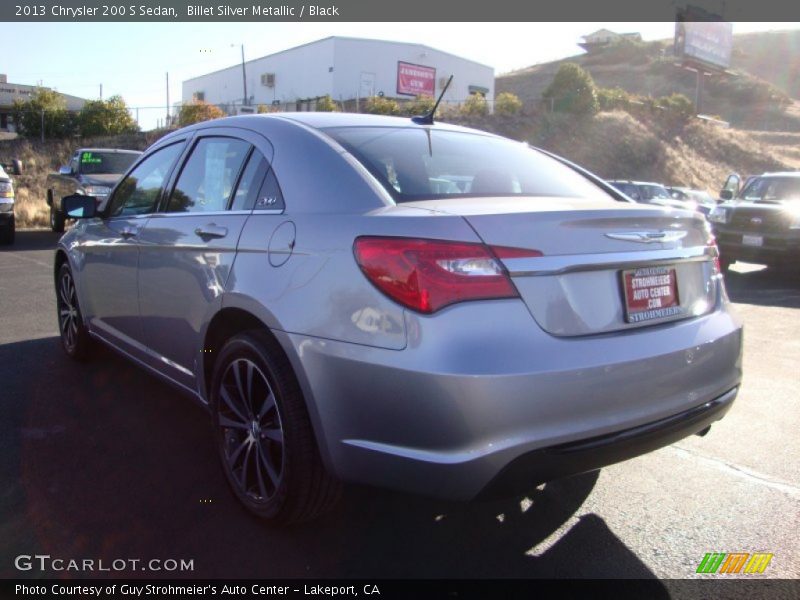Billet Silver Metallic / Black 2013 Chrysler 200 S Sedan